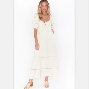 SHOW ME YOUR MUMU Zen Midi/Maxi Dress Ivory XXL